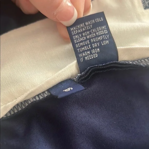 Polo by Ralph Lauren Navy Blue Flat Front Shorts - Picture 6 of 11